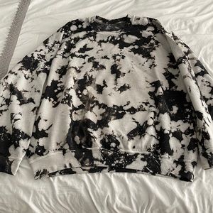 Urban Renewal Recycled Splatter Tie-Dye Crew Neck Sweatshirt